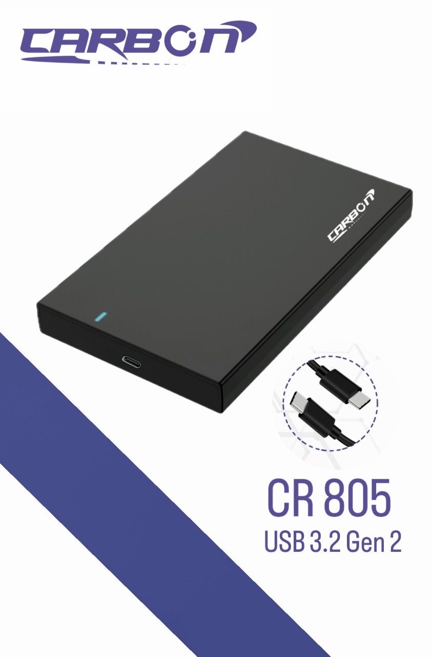 hardisk case type c (usb 3.2 gen 2) Carbon