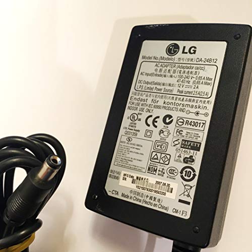 12V 2A Power Supply Adapter for LG LCD LED